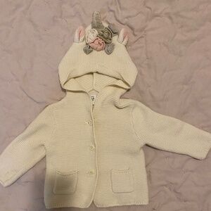 baby Gap Unicorn Cardigan